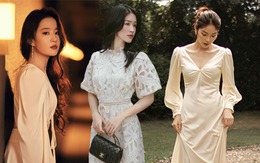 8 mẫu váy trắng duyên dáng, hack tuổi cực khéo, giúp nàng công sở tuổi 30+ mặc đẹp như Lưu Diệc Phi trong phim