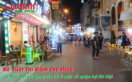 Đề xuất thí điểm cho thuê và mức phí sử dụng vỉa hè ở một số quận tại Hà Nội