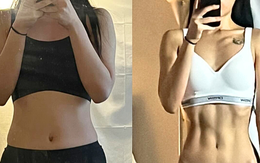 Giảm từ 59,6kg xuống còn 47kg, gái xinh Hàn Quốc đã ăn và tập như thế nào?