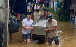 Cuộc sống người dân thành phố Cao Bằng trong trận lụt lớn nhất 20 năm