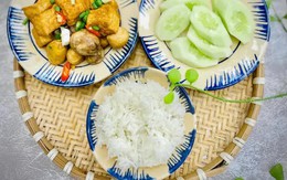 Lạ miệng với món nấm rơm kho đậu hũ