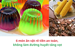 6 món ăn vặt an toàn, không làm đường huyết tăng vọt