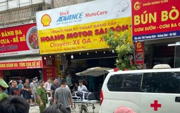 Án mạng tại cửa hàng sửa xe máy ở Hà Nội, công an đang truy bắt nghi phạm