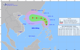 Xuất hiện cơn bão khả năng cường độ rất mạnh đang hướng vào Biển Đông
