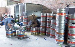 Nam thanh niên Thái Bình sản xuất gần 1000 keg bia giả để bán kiếm lời