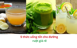 5 thức uống tốt cho đường ruột giá rẻ