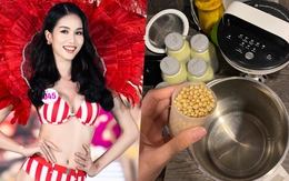 Học cách một Á hậu cuộc thi Hoa hậu VN nấu đồ uống để tăng kích cỡ vòng một