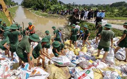 Hơn 12km đê bị sạt lở, tỉnh Bắc Ninh ban bố tình huống khẩn cấp