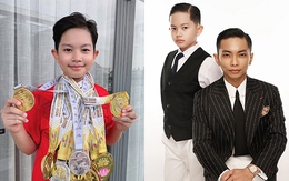 Con trai Khánh Thi trong một giải đấu giành 8 huy chương vàng, chiều cao vượt trội
