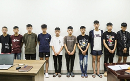 Tạm giữ 20 thanh thiếu niên mang hung khí, đua xe náo loạn trung tâm Bắc Ninh