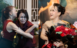 Khác xa với đời thực, trên phim Việt Hương xấu hổ vì không thể dạy dỗ được 'con gái'