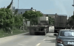 Tài xế xe đầu kéo dương tính với ma túy, 'quậy phá' trên quốc lộ