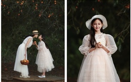 Con gái 10 tuổi của Hoa hậu Hà Kiều Anh trong trẻo, thuần khiết như 'nàng thơ'