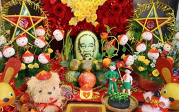 Mâm cỗ Trung thu “yêu nước” của mẹ đảm Hà Nội gây ấn tượng đặc biệt
