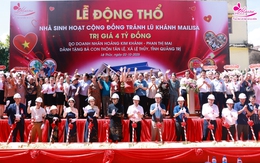 Mailisa xây nhà cộng đồng tránh lũ dành tặng người dân miền Trung