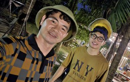 Con trai NSND Xuân Bắc cùng bố nửa đêm chống bão