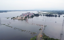 Hà Nội báo động nước trên sông Cầu, sông Cà Lồ đang lên nhanh, người dân cần đề phòng sạt lở