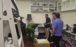 Hình ảnh công an khám xét biệt thự sang trọng của Trương Ngọc Ánh