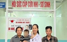 Bé 19 tháng ngừng thở, tím tái được điều dưỡng gần nhà cứu sống ngoạn mục