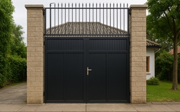 Trụ cổng vào giữa cửa nhà có sao không? Điều kiêng kỵ khi làm cổng nhà không nên mắc phải