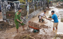 Hiện trường vỡ hồ nước trên núi ở Lâm Đồng