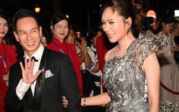 Vợ chồng Lý Hải và dàn sao 'Mưa đỏ' gây chú ý thảm đỏ Liên hoan phim Việt Nam