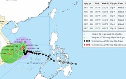 Áp thấp nhiệt đới dị thường đã tan trên biển, bão số 15 vẫn giật cấp 11