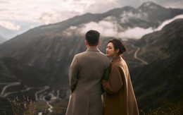 Nhiếp ảnh gia hé lộ khoảnh khắc 'chụp vội' vô cùng lãng mạn của Đỗ Thị Hà và chồng doanh nhân khi ở Thụy Sĩ