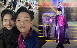 'Cha đẻ' ca khúc 'Bắc Bling' do Hòa Minzy thể hiện run khi biểu diễn áo dài của NTK Quyên Nguyễn