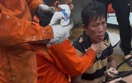 Sau hai ngày mất tích giữa biển, 1 trong 3 người ở Lý Sơn được cứu sống kỳ diệu