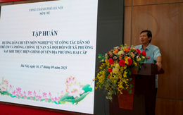 Hà Nội tập huấn nghiệp vụ lĩnh vực dân số, trẻ em và phòng chống tệ nạn xã hội
