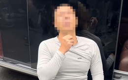 Hà Nội: Tài xế xe Santa Fe lật nghiêng trên đường Láng dương tính với ma túy