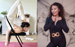 Mẹ Hồ Ngọc Hà tuổi U70 gây sốc với động tác yoga khó, làm chậm quá trình lão hóa