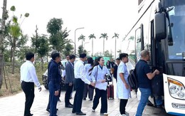 Hình ảnh lực lượng y tế Hải Phòng lên đường hỗ trợ Đắk Lắk khắc phục hậu quả mưa lũ