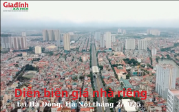 Diễn biến giá nhà riêng tại Hà Đông, Hà Nội tháng 2/2025