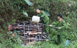 Hà Giang: Tiêu hủy 304 khẩu súng cất giấu trái phép