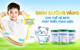 Sữa bột Kidsmix Advanced: Công thức giúp trẻ phát triển toàn diện