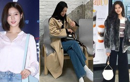 Style giản dị, bộ sưu tập túi xách khiêm tốn với hầu hết là đồ bình dân của Kim Sae Ron