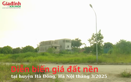 Diễn biến giá đất nền tại huyện Hà Đông, Hà Nội tháng 3/2025