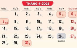 Thông tin mới nhất về lịch nghỉ lễ Giỗ tổ Hùng Vương 2025 sắp tới