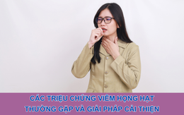 Các triệu chứng viêm họng hạt thường gặp và giải pháp cải thiện