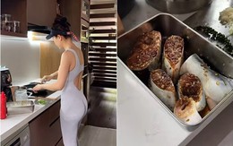 Á hậu Việt thảnh thơi nấu ăn trong căn nhà hàng chục tỷ: Toàn món ngon chị em tham khảo cho gia đình dịp nghỉ lễ