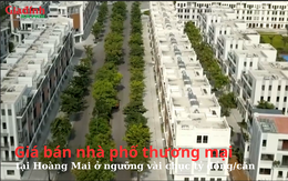 Giá bán nhà phố thương mại tại Hoàng Mai ở ngưỡng vài chục tỷ đồng/căn