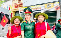 Nữ thượng tá thuyết minh diễu binh 30/4: Hôm nay tôi yên tâm để ốm