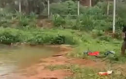 Rủ nhau ra hồ tưới cà phê tắm, 2 cháu nhỏ đuối nước tử vong