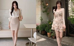 Các mẫu giày phối với váy ngắn mùa hè giúp chân dài hơn