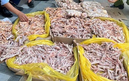 Phường Hưng Đông, TP Vinh phát hiện gần 500kg chân gà, đuôi lợn không rõ nguồn gốc xuất xứ chuẩn bị đưa ra thị trường