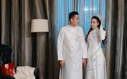 Lộ ảnh Hồ Quỳnh Hương chọn đồ cưới cùng chồng điển trai, hiền lành