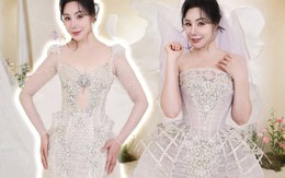4 bộ váy cưới đính pha lê đắt tiền của cô dâu Hồ Quỳnh Hương