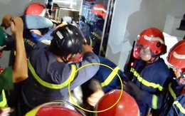Giải cứu cô gái bị kẹt trong thang máy lúc rạng sáng